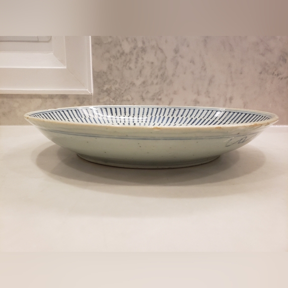 Antique Chinese Qing Dynasty Longevity Dish - Picture 4 of 12